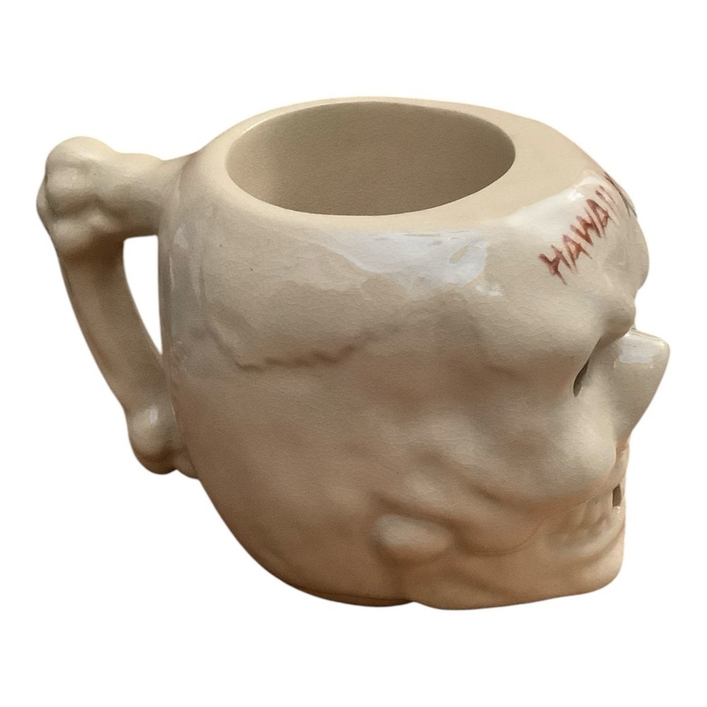 NOT4SALE it got broken VINTAGE TIKI SKULL MUG HAWAII - Picture 2 of 9